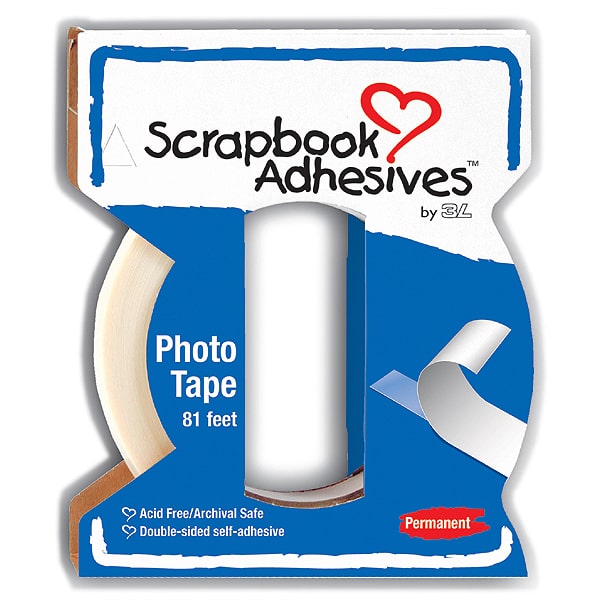 3L Scrapbook Adhesives Crafty Photo Tape .25"x 81'