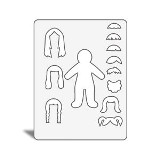 Jill's Paper Doll World Template - Basic Doll