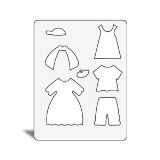 Jill's Paper Doll World Template - Spring