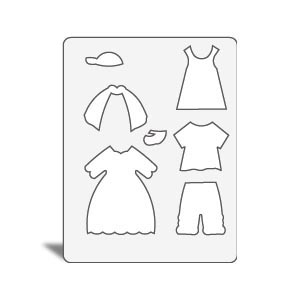 Jill's Paper Doll World Template - Spring