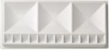 Heritage Rectangular Plastic Palette Tray 5 1/2 x 12