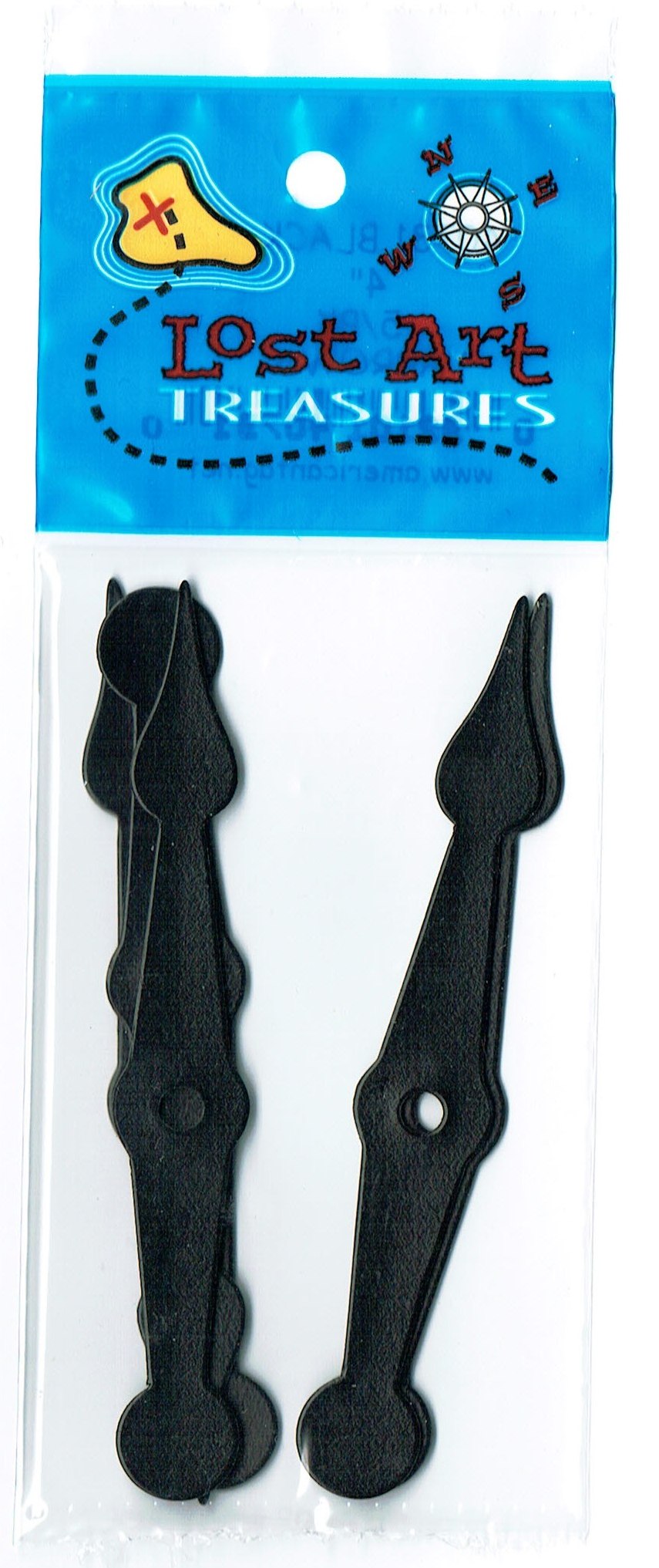 American Tag Arrows - 4" Black Plastic 5/Pkg