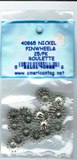 American Tag Nailheads - Nickel Pinwheel Roulette (24/Pkg)