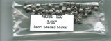 American Tag Nailheads - Pearl Seeded Nickel 3/16" (100/Pkg)