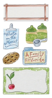 American Traditional - Recipe Time - Chipboard