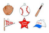 American Traditional Charms - Baseball