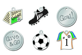 American Traditional Charms - Soccer Goal Charms