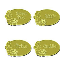 American Traditional Charms - Sweet Words Gold