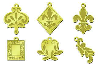 American Traditional Charms - Orante Gold