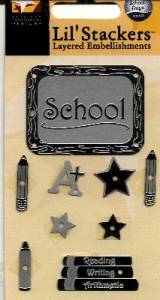 American Traditional Stacker - School Silver