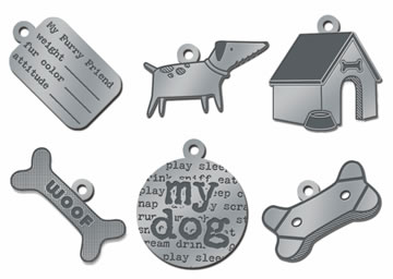 American Traditional Charms - Dogs Life Charms Silver