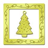 American Traditional Frames - Tree with Lights Gold