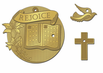 American Traditional Stacker - Rejoice Gold