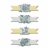 American Traditional Ribbon Charms - Elegant Silver