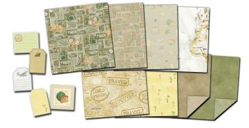 American Traditional - World Travel - Paper Collections - World Travel