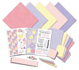 American Traditional 8" x 8" Complete Scrapbook Kit - Sweet Baby Girl