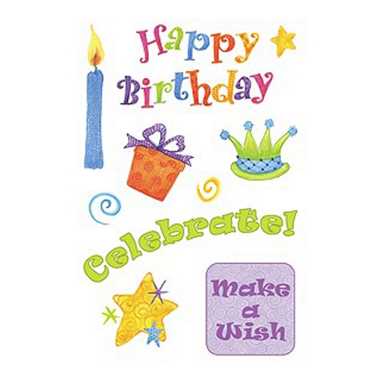 American Traditional - Party - Mini Rub-ons