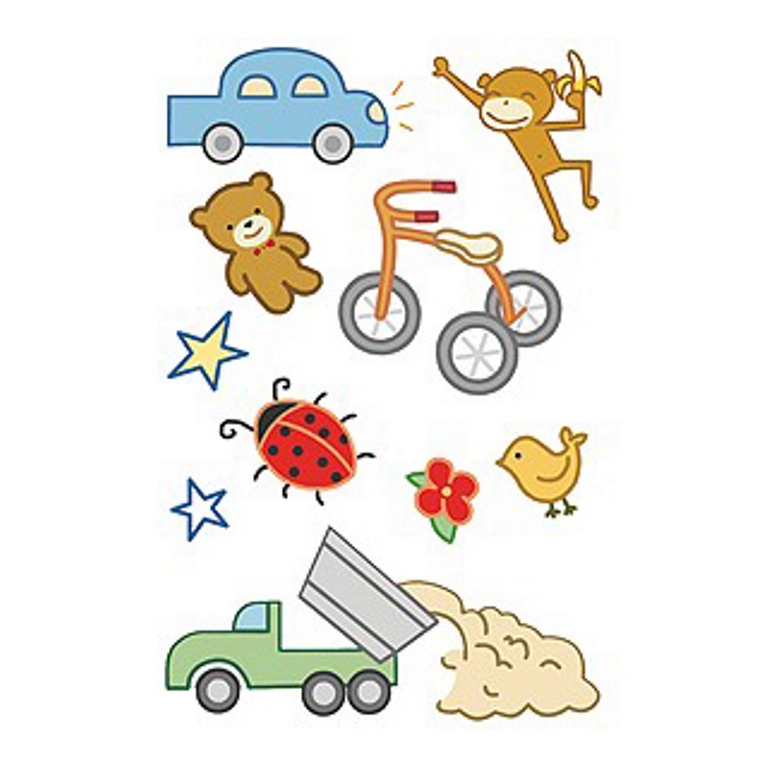 American Traditional - Playtime - Mini Rub-ons