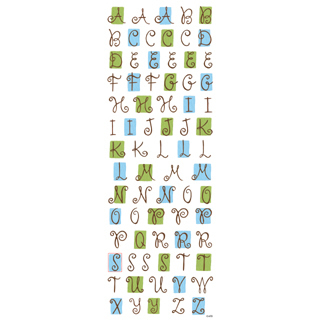 American Traditional  - Recipe Time - Alphabet Stickers