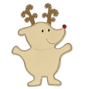 Sizzix Bigz Die - Animal Dress Ups Reindeer