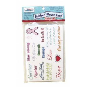 Blue Hills Studio Rubber Mount-Ease Stamp Set - Survivor