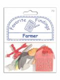 Favorite Findings Buttons - Farmer