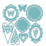 Existencils - 12x12 Break Apart Stencil Kit Sheet - Romance