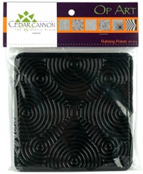 Cedar Canyon Textiles  - Rubbing Plates - Op Art