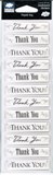 Cloud 9 Clear Epoxy Sentiment Stickers - Thank You