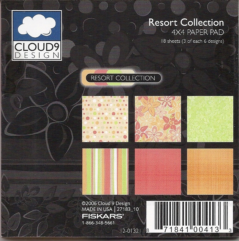 Cloud 9 4"x4" Paper Pad - Resort Collection