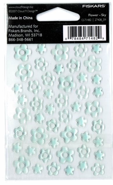 Cloud 9 Rain Dots - Flowers - Sky