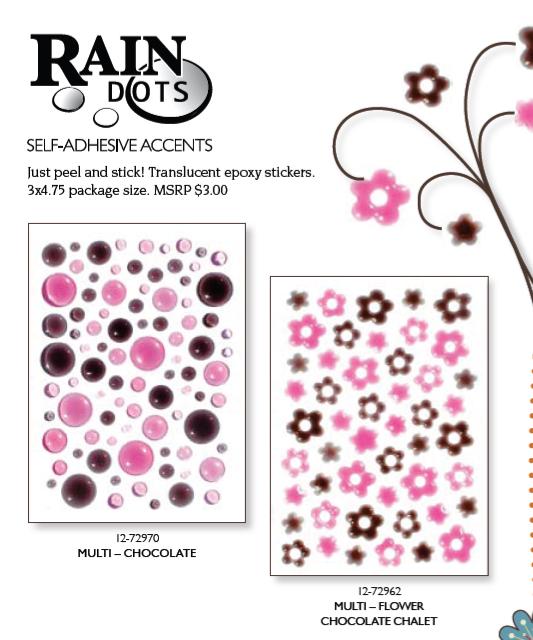 Cloud 9 Rain Dots - Mixed - Chocolate Chalet