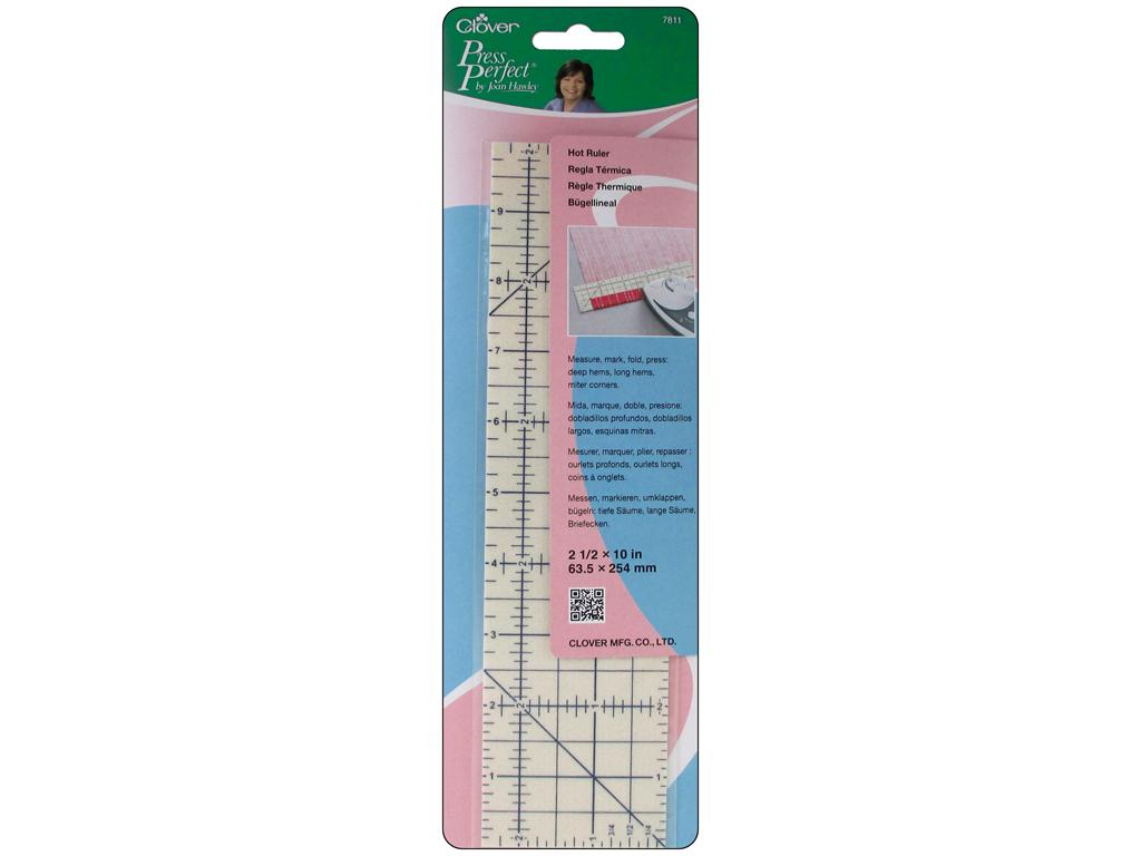 Clover Press Perfect Tools Hot Ruler 2.5"x 10"