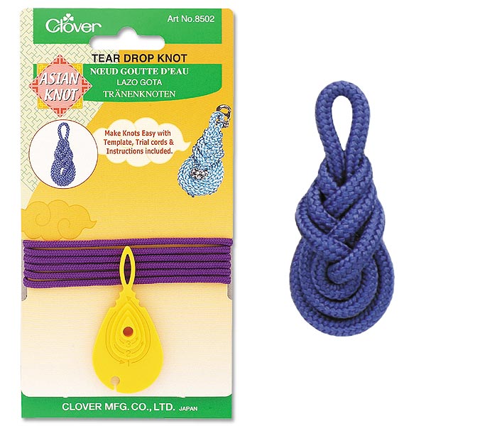 Clover Asian Knot Templates Teardrop