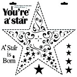 Crafter's Workshop 6x6 Template - Mini Star