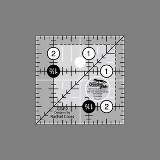 Creative Grids Template - Quilting Ruler 2 1/2in Square