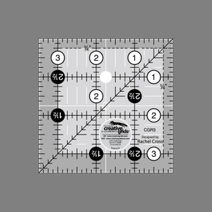 Creative Grids Template - Quilting Ruler 3 1/2in Square