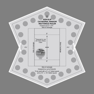 Creative Grids Template - Creative Grids Cathedral Window Ruler