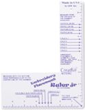 Creative Notions Embroidery Placement Ruler Jr.