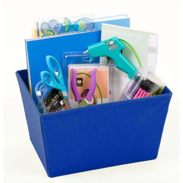 Creative Options Crafter's Bin, Medium French Blue