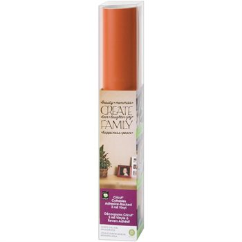 Provo Craft Cricut Cuttables Adhesive-Backed Vinyl - Burnt Umber