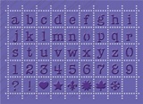 Cuttlebug 5" X 7" Embossing Plus - Postage Alphabet