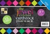 DCWV Textured Jewels Mat Stack 4.5"X6.5" 87 Sheets/Pad