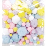 Darice Big Value Assorted Pom Poms - Spring