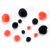 Darice Big Value Assorted Pom Poms - Halloween