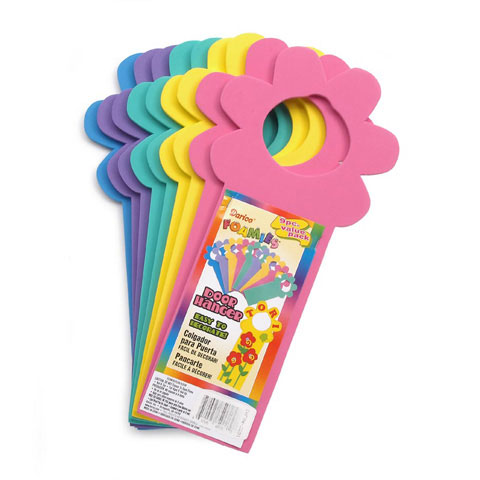 Darice Foamies Door Hangers  Flower - 9 Pack