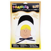 Darice Foamies Kit - Thanksgiving Pilgrim Girl - 6 Pack