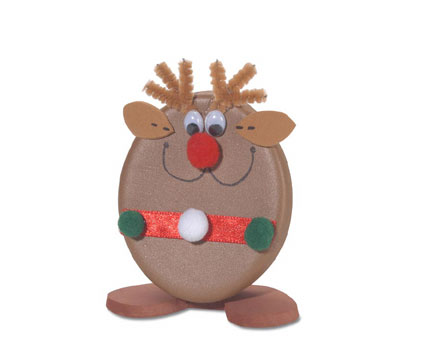 Darice Foam Box Character Kit, Reindeer