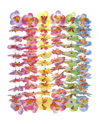 Darice Hawaiian Flower Butterfly Lei - 6 Assorted