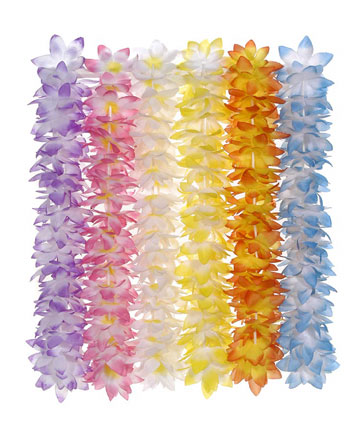 Darice Hawaiian Flower Lei - 6 Assorted